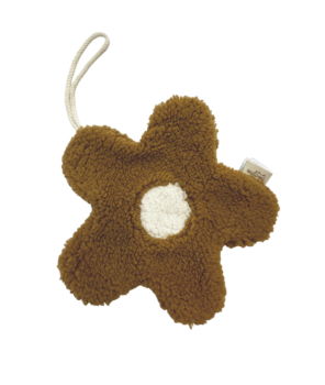 Doudou attache tétine fleur