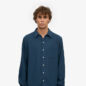 Chemise Flanelle Petrol Blue