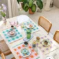 Set de table Orange Rose Vert