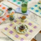Set de table Mantequilla Jaune Violet Bleu