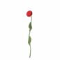 Fleur en laine Rose Rouge