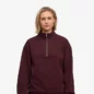 Quarter Zip Oxblood Red