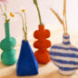 Vase Bubble Corail