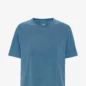 Crop Shirt Boxy Faded Indigo