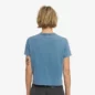 Crop Shirt Boxy Faded Indigo