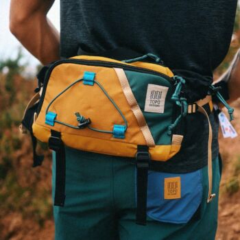 Mountain hydro hip pack mustard/forest