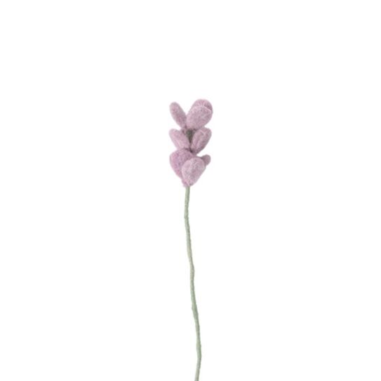 Fleurs en laine – Lavande Rose