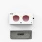 Lunettes De Soleil #m Vintage Cream Violet Lenses