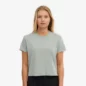 Crop Shirt Boxy Steel Blue