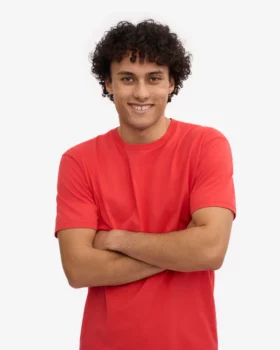 Tee shirt classic red tangerine