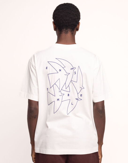 Tee-Shirt Ensemble Écru Cheval Tatoo Club