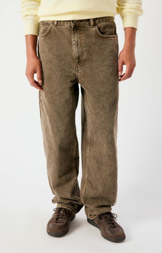 Jean 5 Poches Oshow Balloon Stone Brown